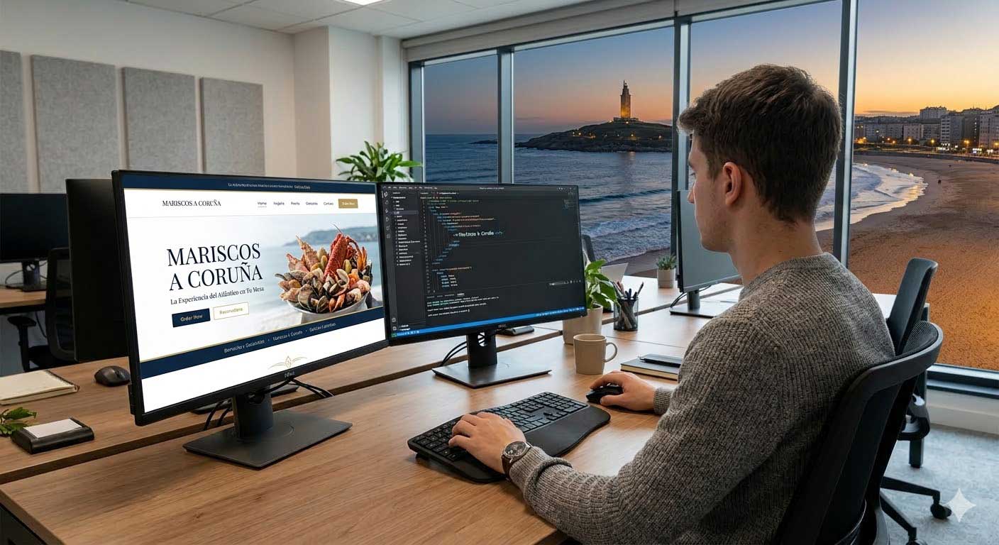 Desarrollo web corporativo en Vigo con optimización de carga ultra rápida WPO