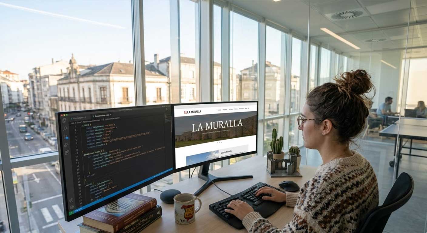 Diseño web y optimización de velocidad WPO en la ciudad de Lugo.