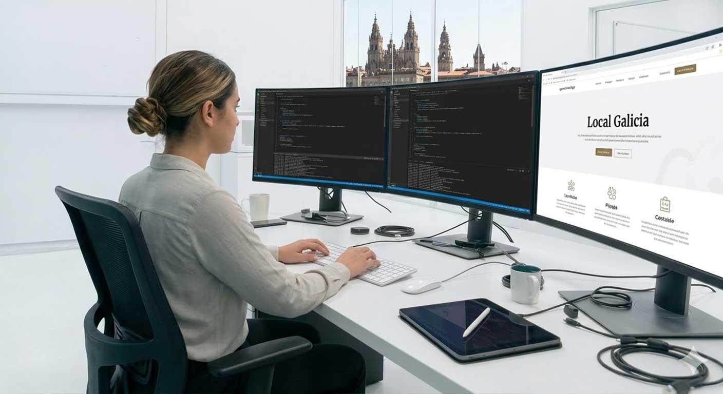 Servicio de mantenimiento web profesional y seguridad digital en la provincia de Pontevedra