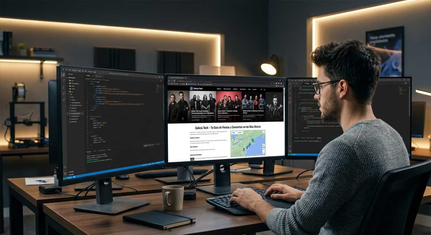 Servicio de mantenimiento web profesional y seguridad digital en la provincia de Pontevedra